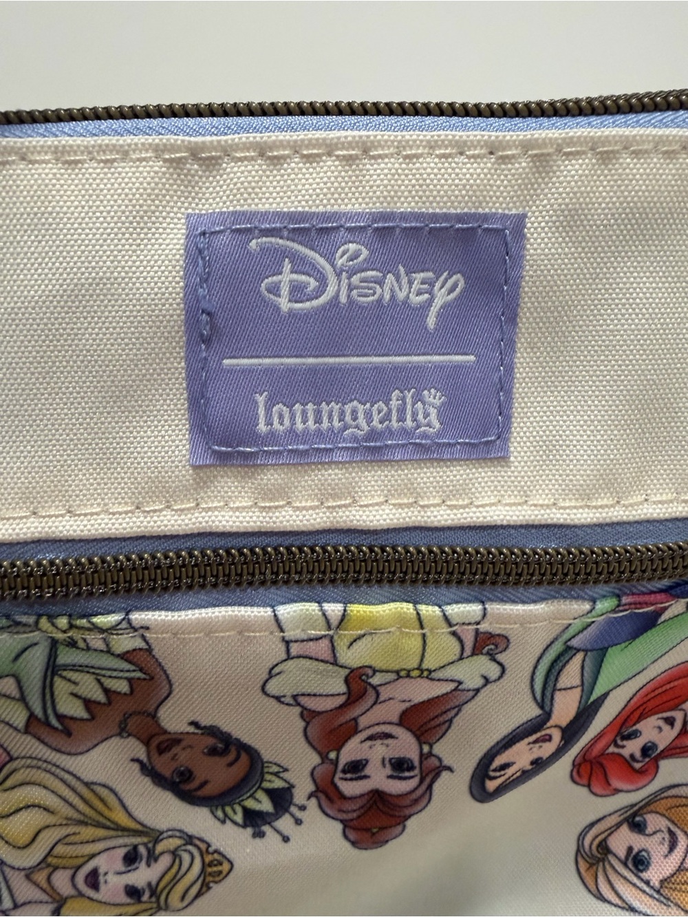 NWT Loungefly Disney Princess Group Passport Crossbody Bag - Picture 5 of 15